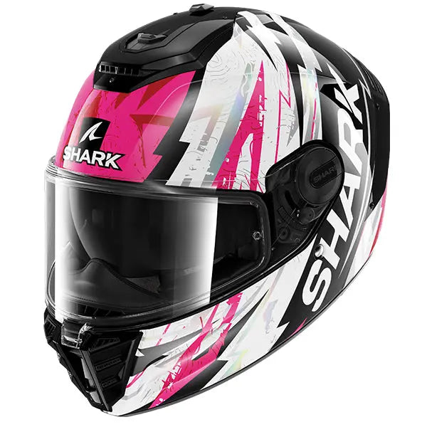 Shark Spartan RS Hibolt Black / Violet / White - FREE UK Shipping, FREE 365 Day Returns | Moto Central