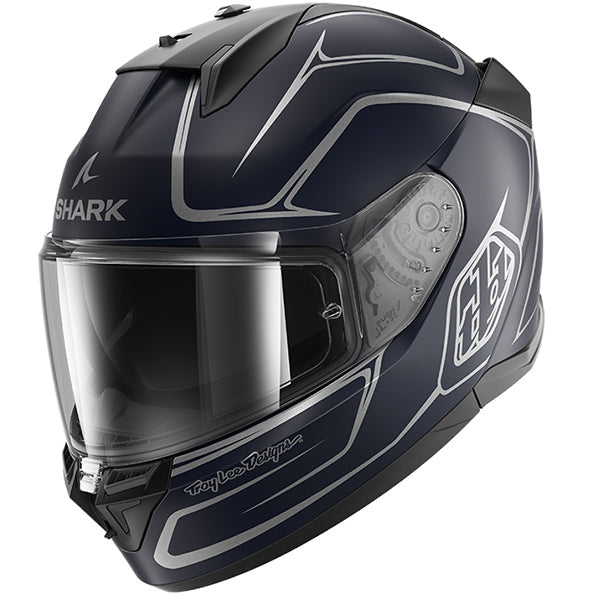 Shark x Troy Lee Designs D-Skwal 3 Drone Black / Silver