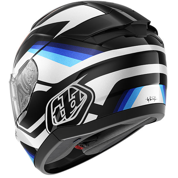 Shark x Troy Lee Designs Ridill 2 Apex Black / White / Blue