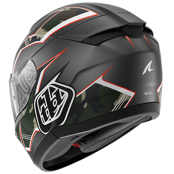 Shark x Troy Lee Designs Ridill 2 Matrix Camo Green / Black / Brown