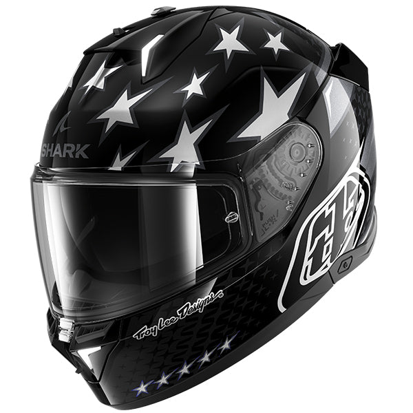 Shark x Troy Lee Designs Skwal i3 US Flag Black / Anthracite