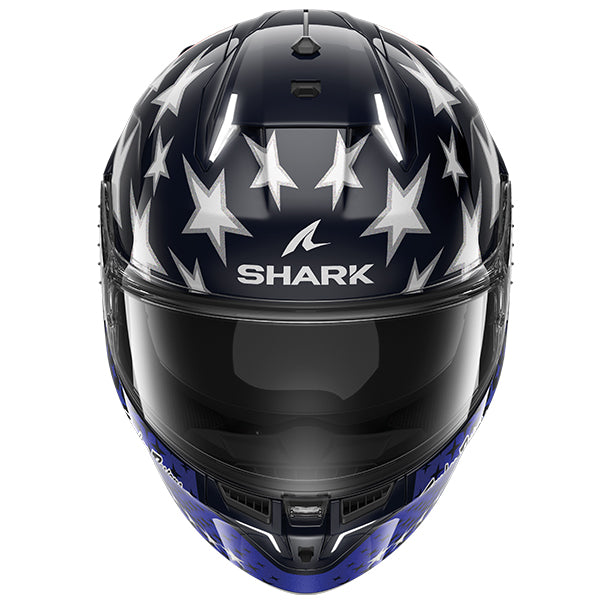 Shark x Troy Lee Designs Skwal i3 US Flag Blue / Red / White