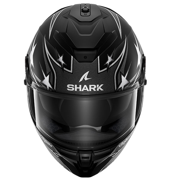 Shark x Troy Lee Designs Spartan GT PRO Flagstaff Black / Anthracite / Silver