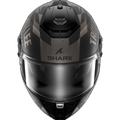 Shark x Troy Lee Designs Spartan RS Fibre Raceshop Black / Anthracite / Silver