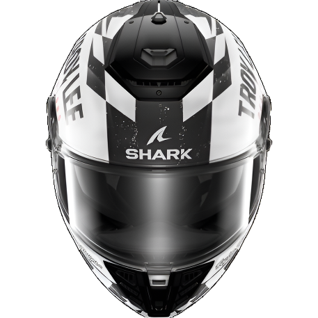 Shark x Troy Lee Designs Spartan RS Fibre Raceshop White / Black / Red