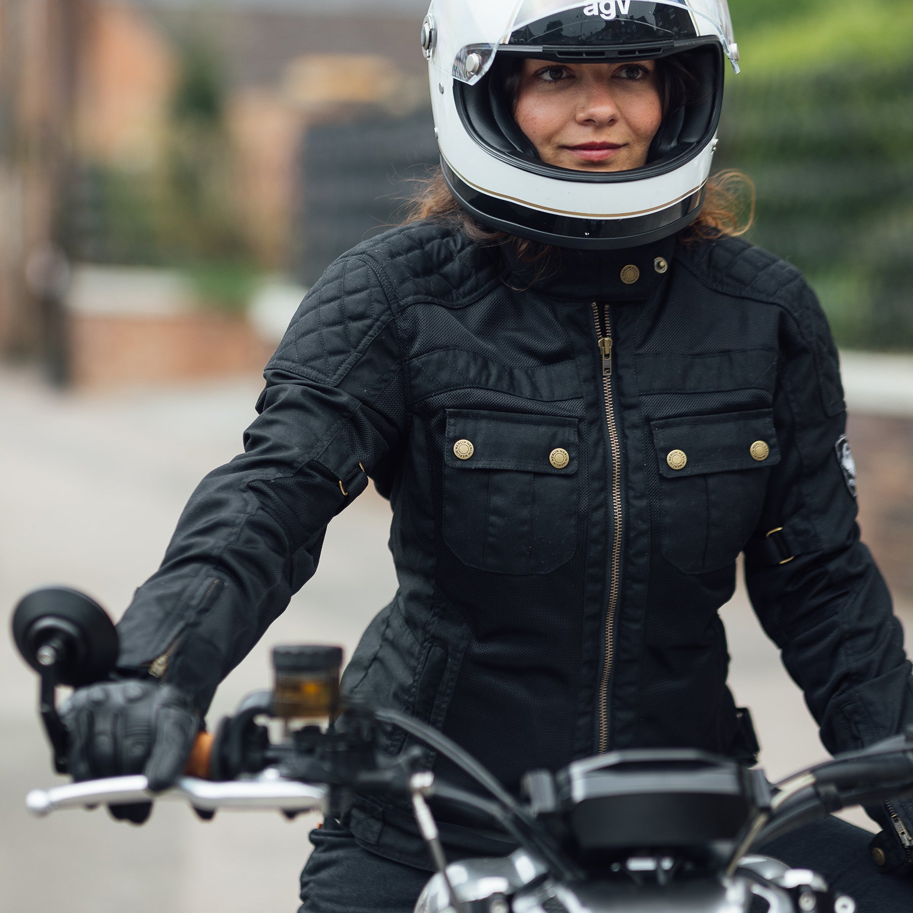 Merlin Shenstone Cotec Air Ladies Jacket Black FREE UK Delivery, FREE 365 Day Returns | Moto Central
