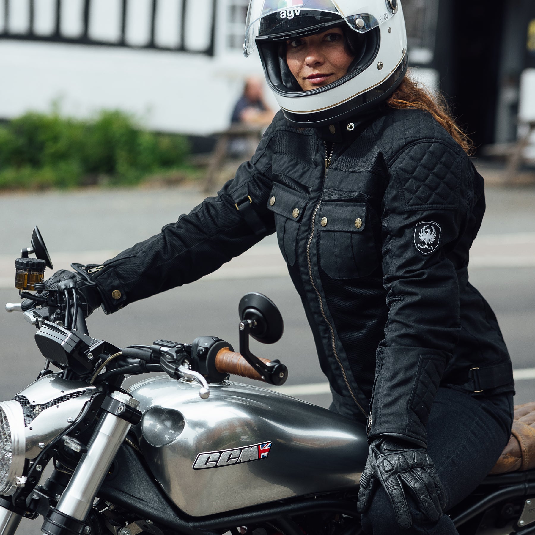 Merlin Shenstone Cotec Air Ladies Jacket Black FREE UK Delivery, FREE 365 Day Returns | Moto Central