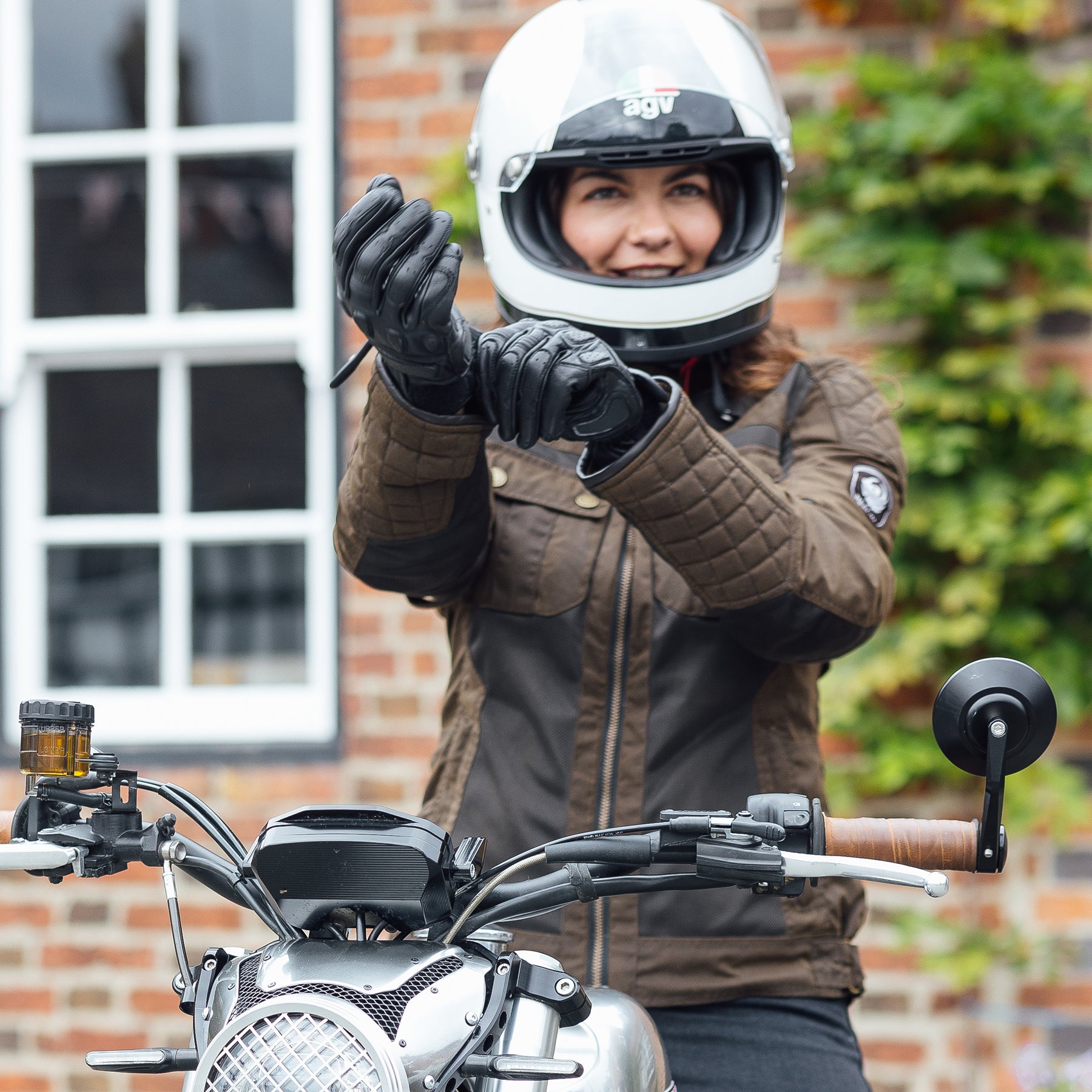 Merlin Shenstone Cotec Air Ladies Jacket Olive FREE UK Delivery, FREE 365 Day Returns | Moto Central