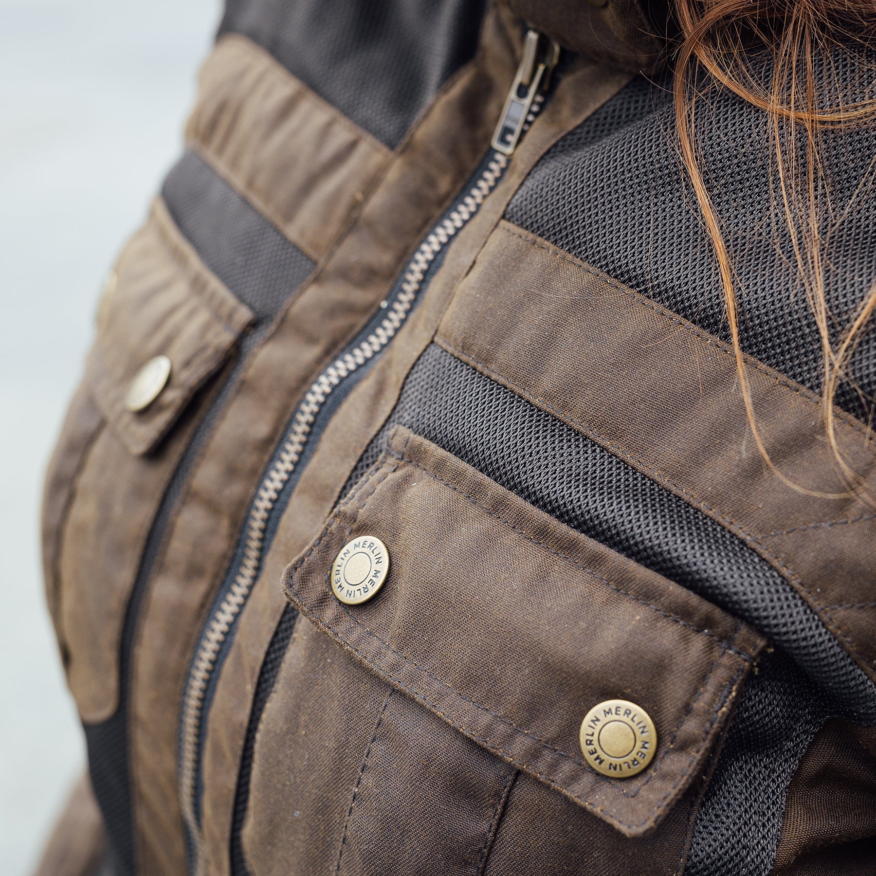 Merlin Shenstone Cotec Air Ladies Jacket Olive FREE UK Delivery, FREE 365 Day Returns | Moto Central