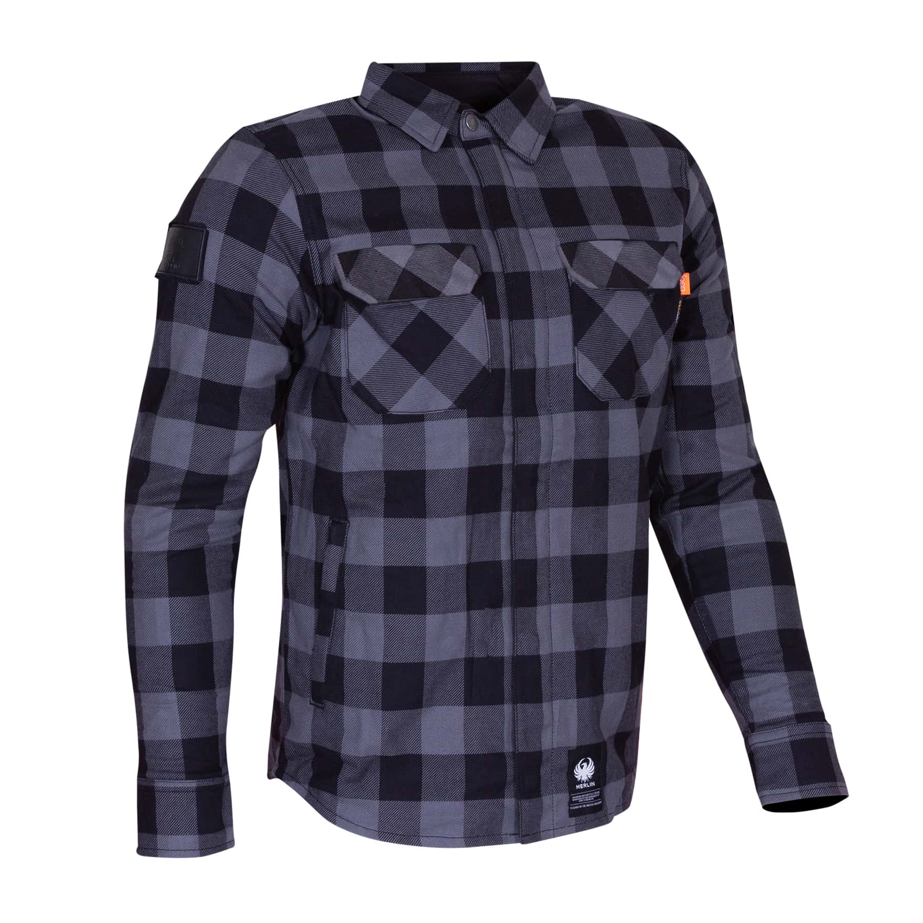Merlin Sherbrook D3O Single Layer Riding Shirt Grey FREE UK Delivery, FREE 365 Day Returns | Moto Central