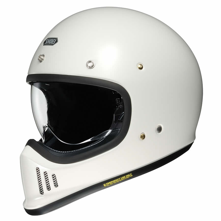 Shoei Ex-Zero Plain Off White