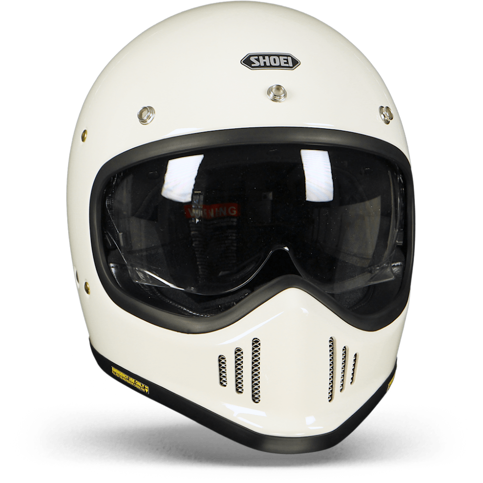 Shoei Ex-Zero Plain Off White