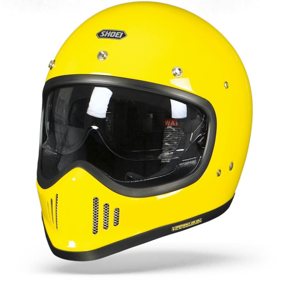 Shoei Ex-Zero Plain Yellow