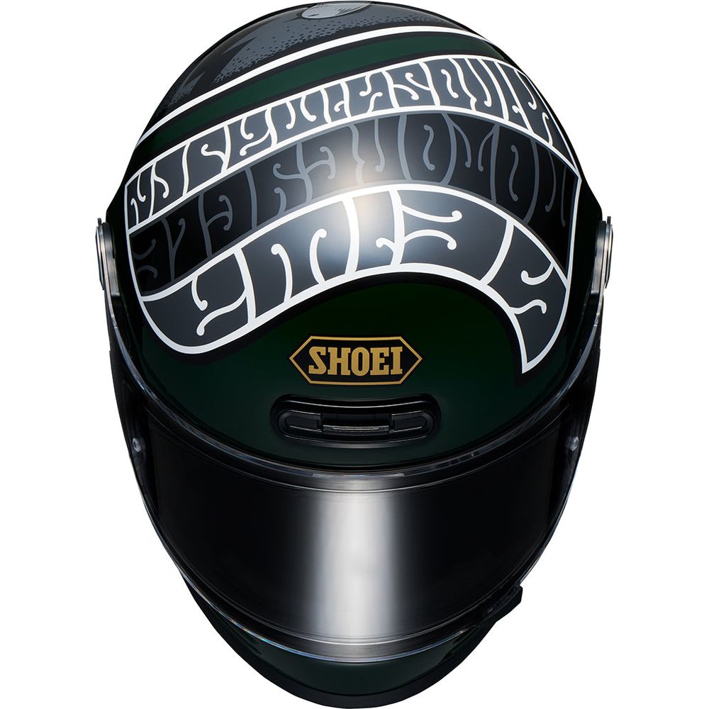 Shoei Glamster 06 Heiwa Motorcycles TC4 Green