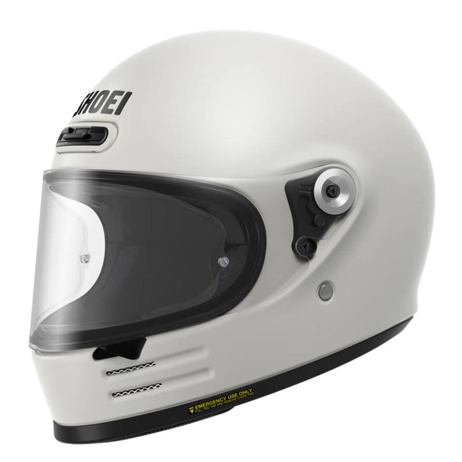 Shoei Glamster 06 Plain Full Face Helmet Off White - FREE UK Shipping, FREE 365 Day Returns | Moto Central