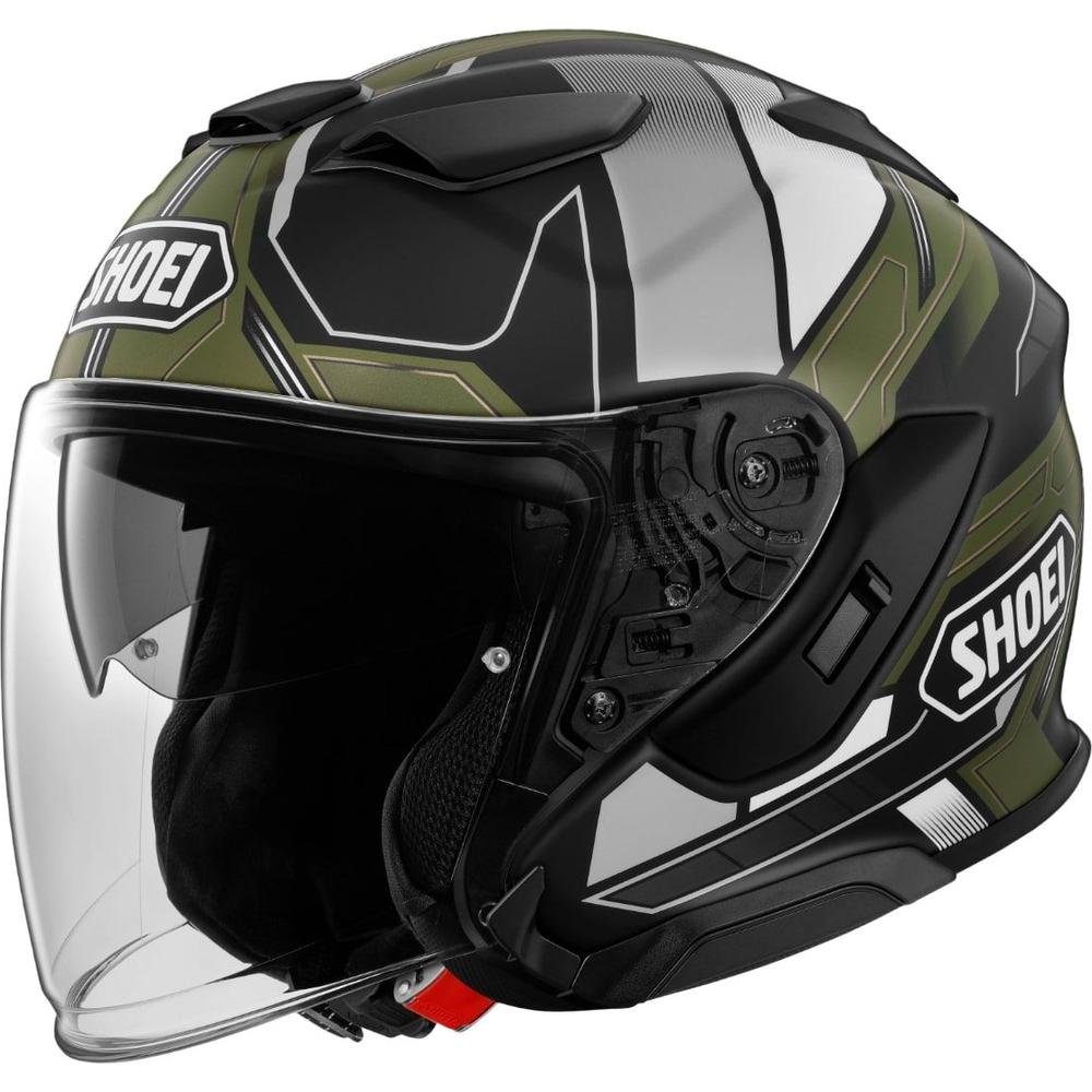 Shoei J-Cruise 3 Whizzy TC-11 Green