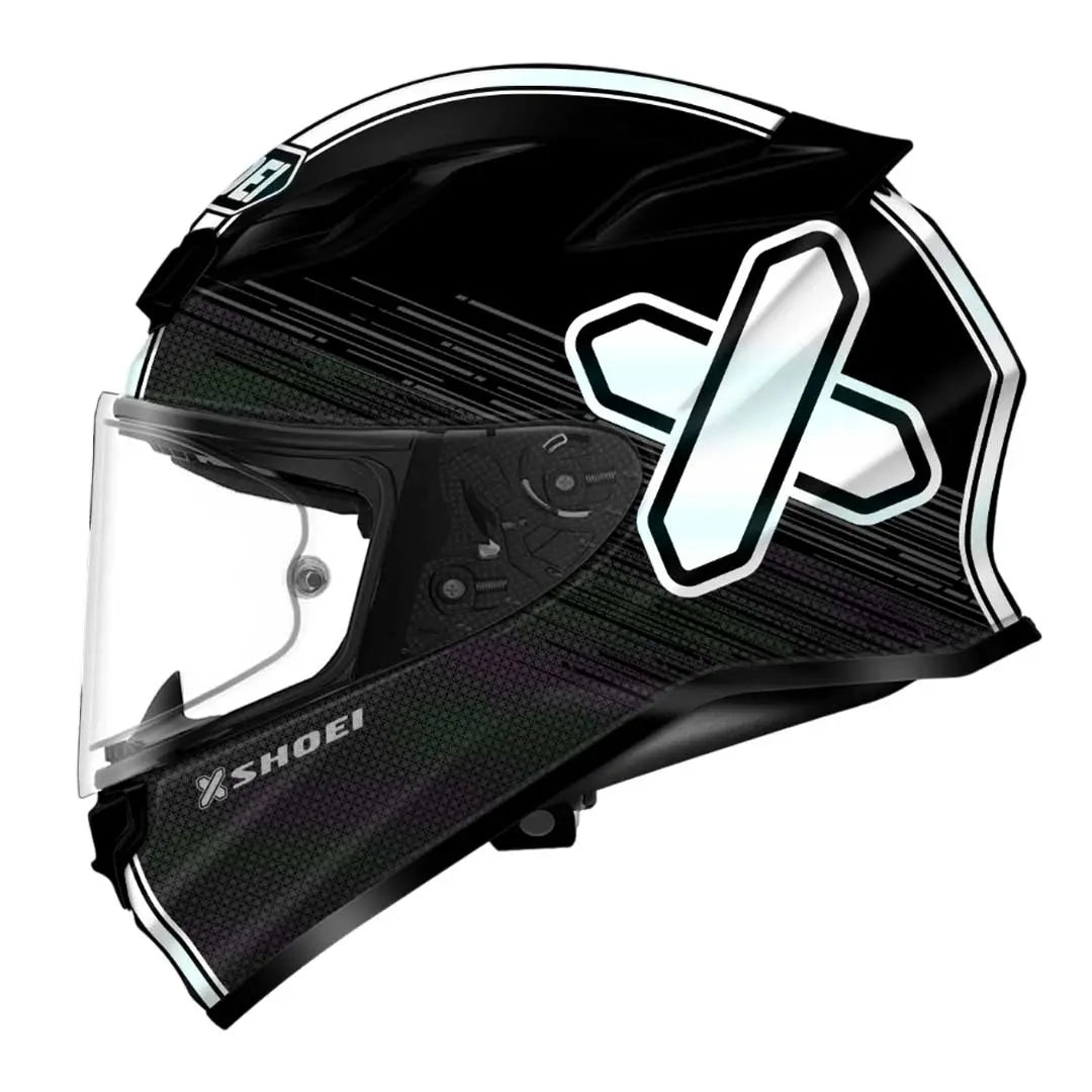 Shoei NXR2 Ideograph TC5 Grey FREE UK Delivery, FREE 365 Day Returns | Moto Central