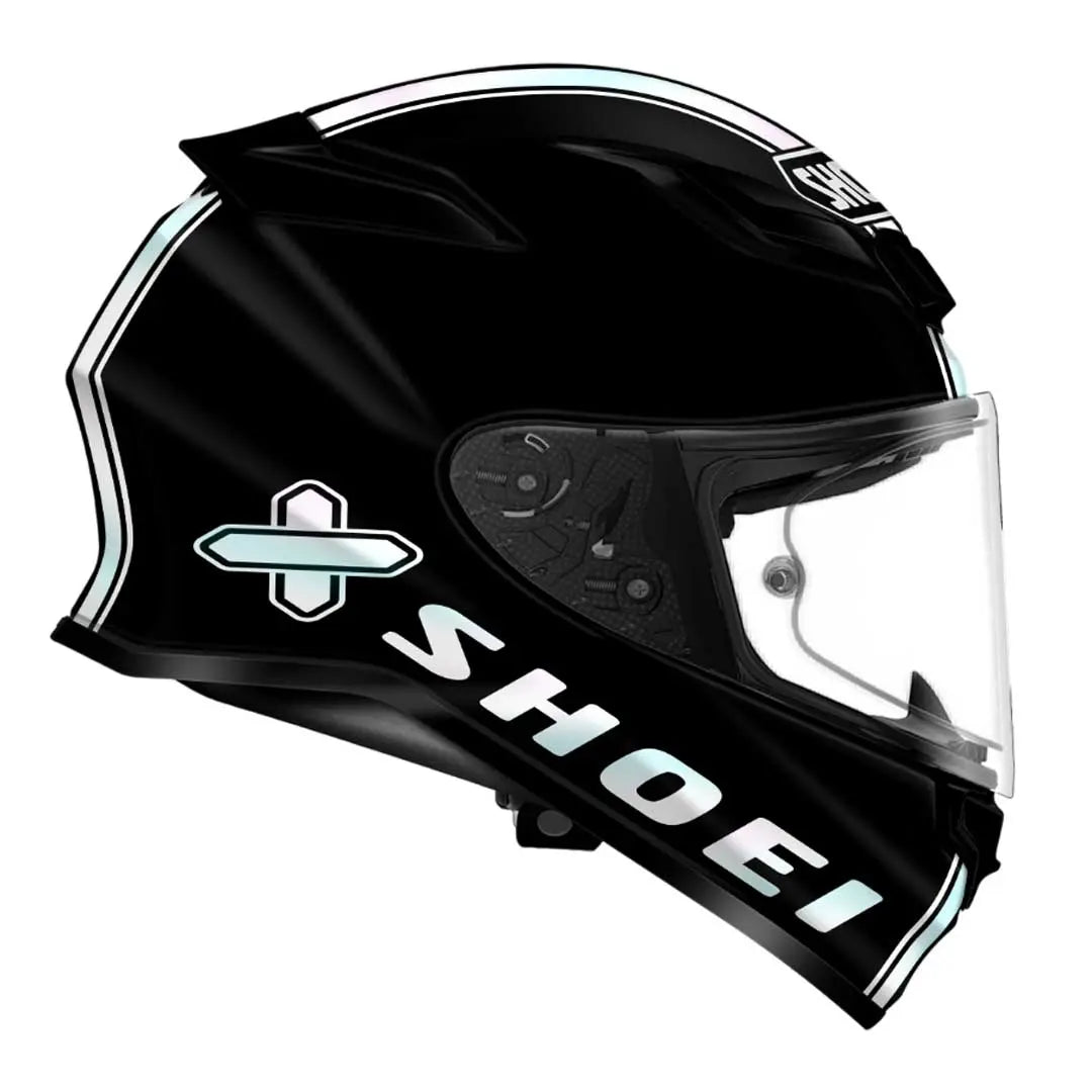 Shoei NXR2 Ideograph TC5 Grey FREE UK Delivery, FREE 365 Day Returns | Moto Central