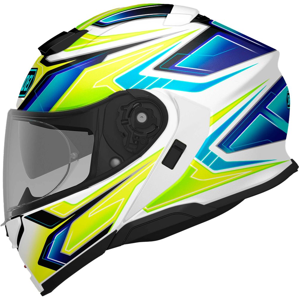 Shoei Neotec 3 Anthem TC3 Flip Up Helmet Yellow - FREE UK Shipping, FREE 365 Day Returns | Moto Central