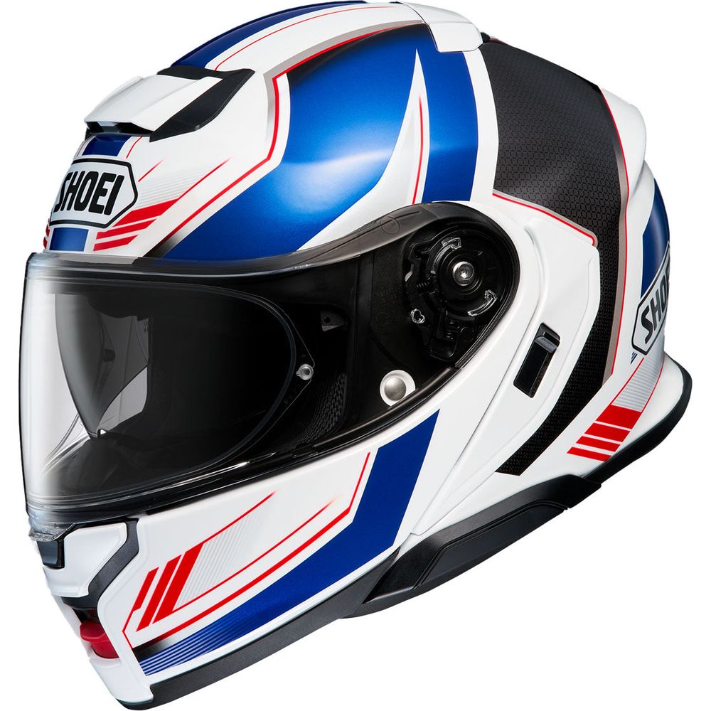 shoei flip up helmets bikebandit Shoei Neotec 3 Grasp TC10 Blue