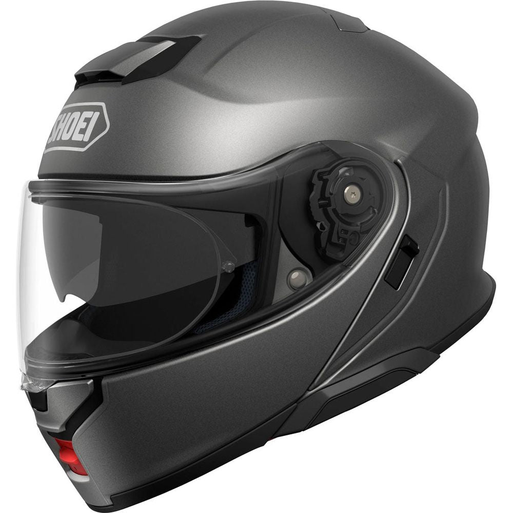 Shoei Neotec 3 Plain Flip-Up Helmet Anthracite - FREE UK Shipping, FREE 365 Day Returns | Moto Central