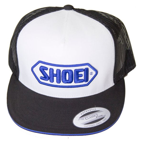 Shoei Trucker Cap White With Blue Logo