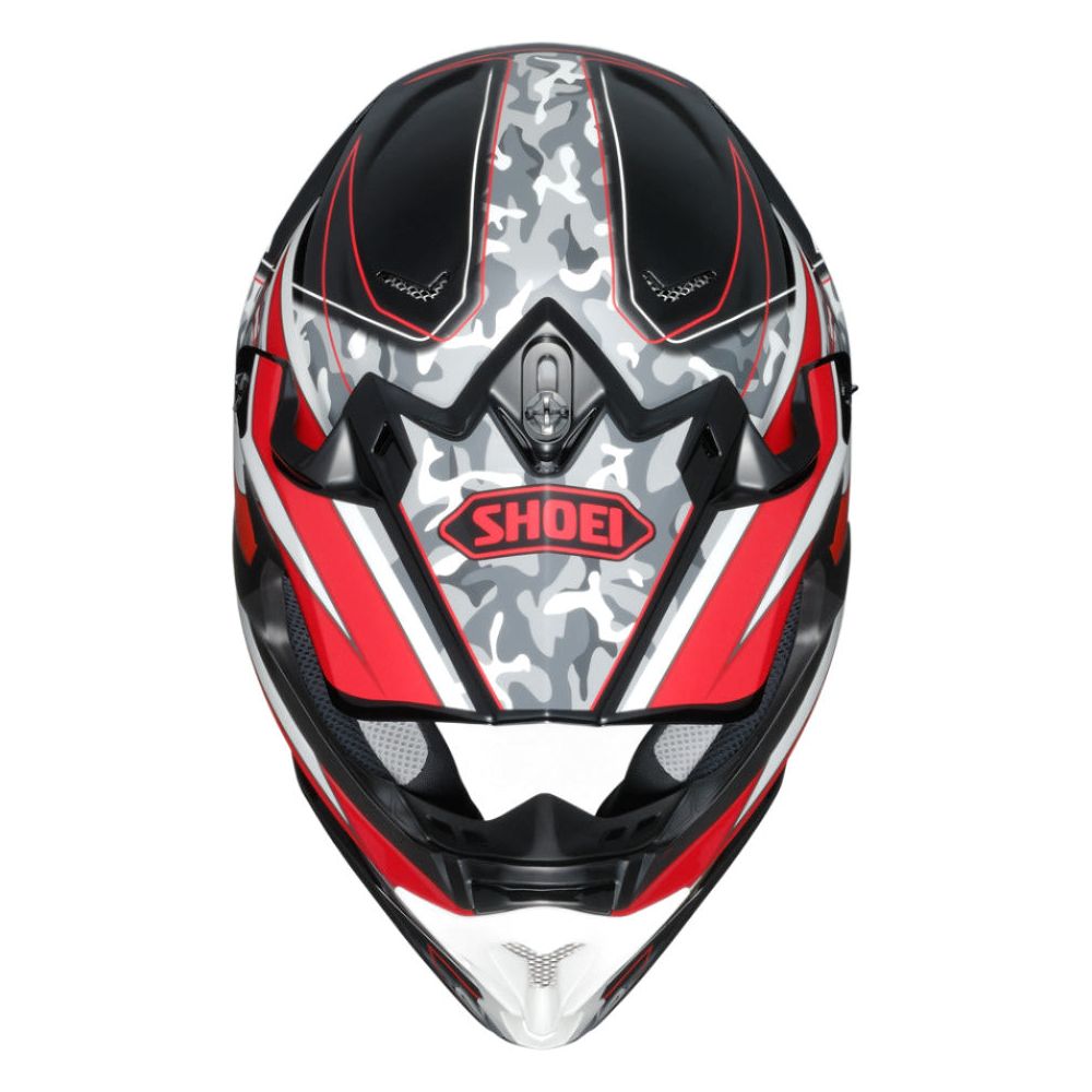 Shoei VFX-W Turmoil TC1 Off-Road Red