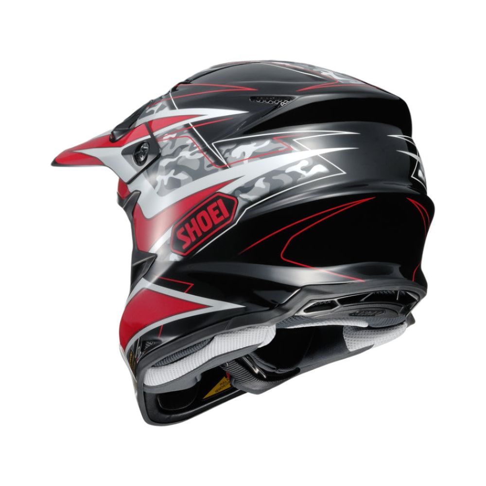 Shoei VFX-W Turmoil TC1 Off-Road Red