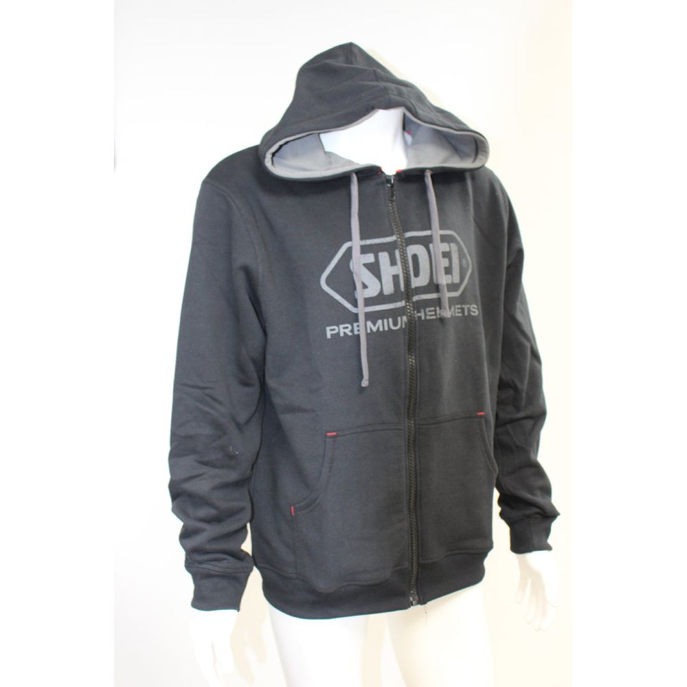 Shoei Vintage 2 Zipped Hoodie Black
