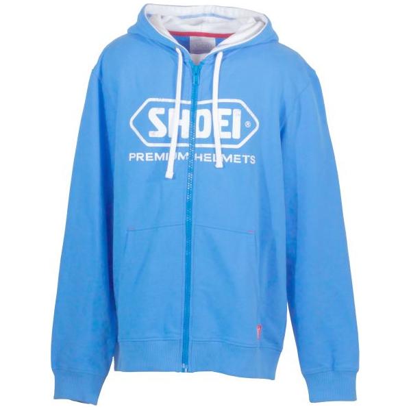 Shoei Vintage 2 Zipped Hoodie Blue
