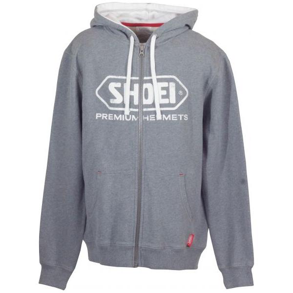 Shoei Vintage 2 Zipped Hoodie Grey