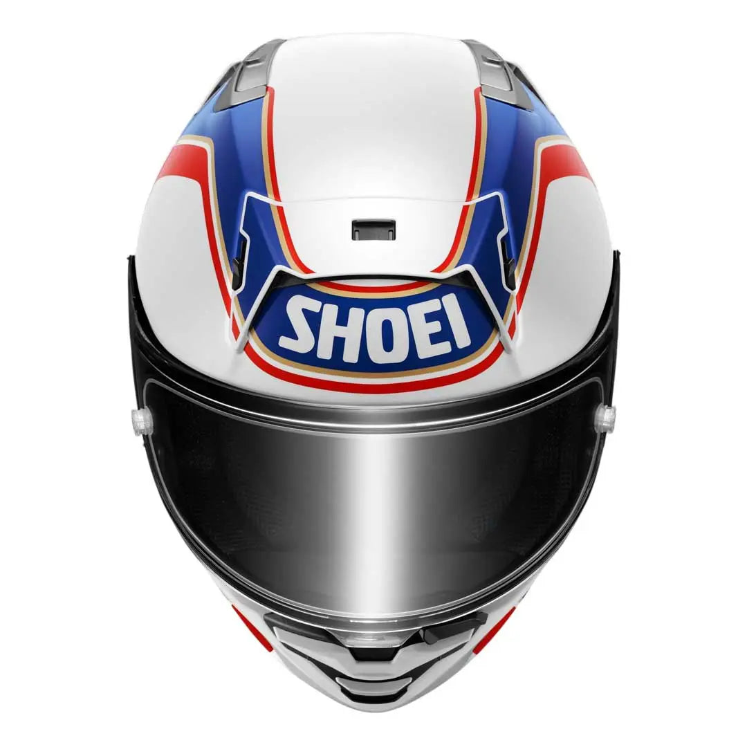Shoei X-SPR Pro Wayne Gardner TC2 White / Blue / Red FREE UK Delivery, FREE 365 Day Returns | Moto Central