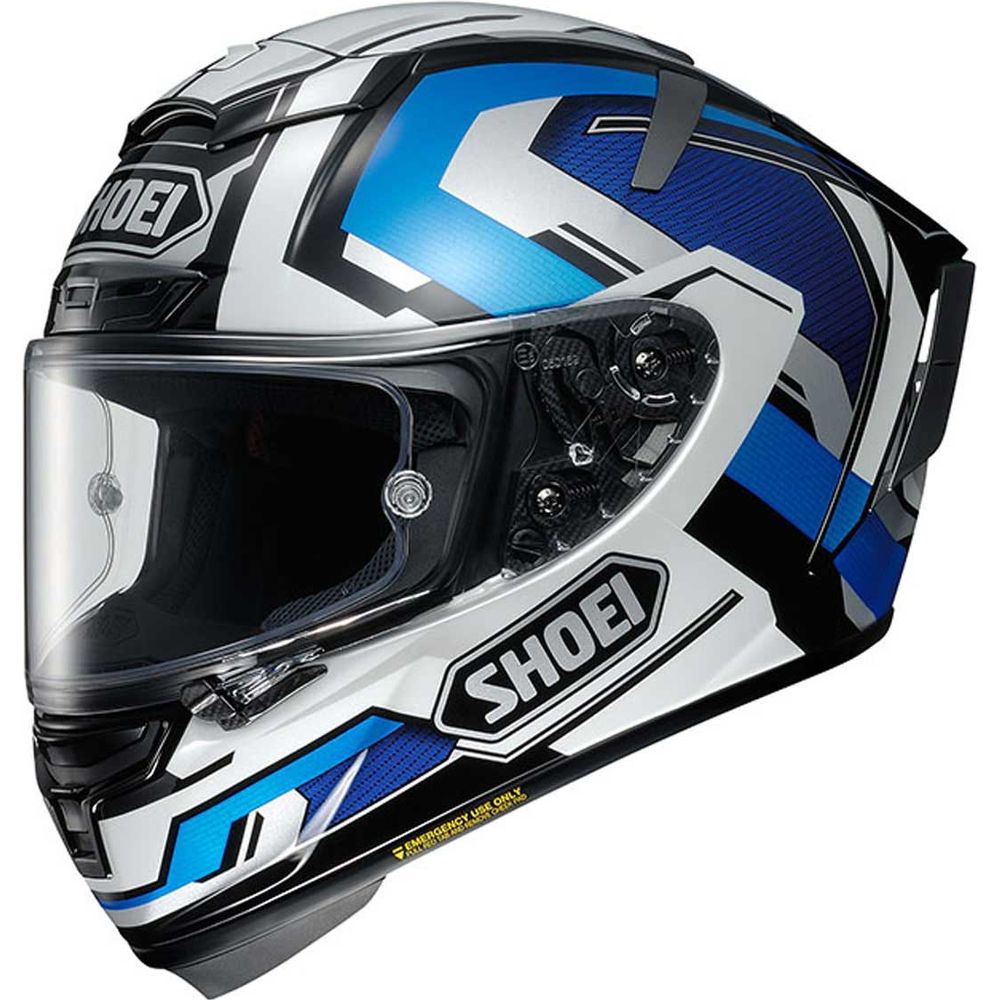 Shoei X Spirit 3 Brink TC-2 White / Blue / Black