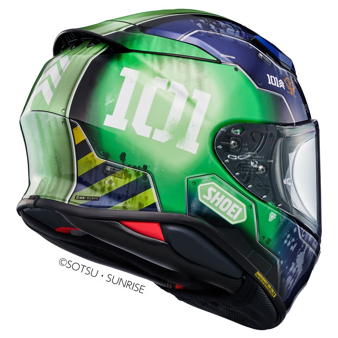Shoei NXR2 MS-05 Zaku I TC11 Green