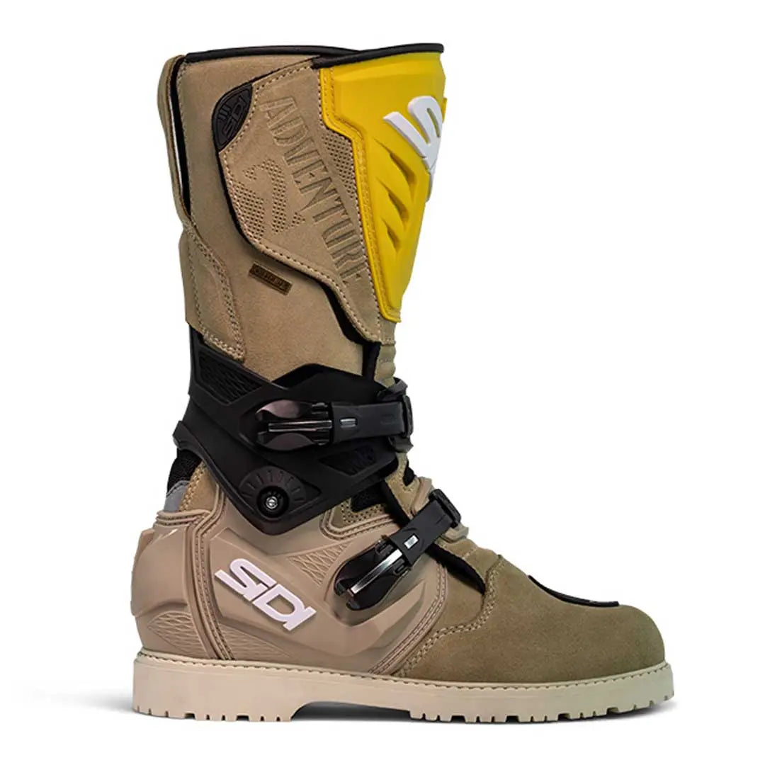 Sidi Adventure 2 Gore CE Boots Sand / Ochre FREE UK Delivery, FREE 365 Day Returns | Moto Central