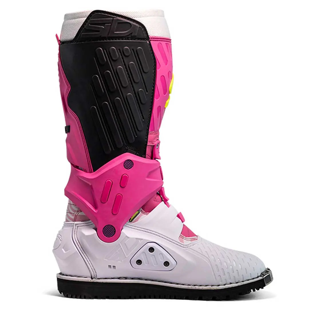 Sidi Crossair Billy Bolt CE Boots Pink / White FREE UK Delivery, FREE 365 Day Returns | Moto Central