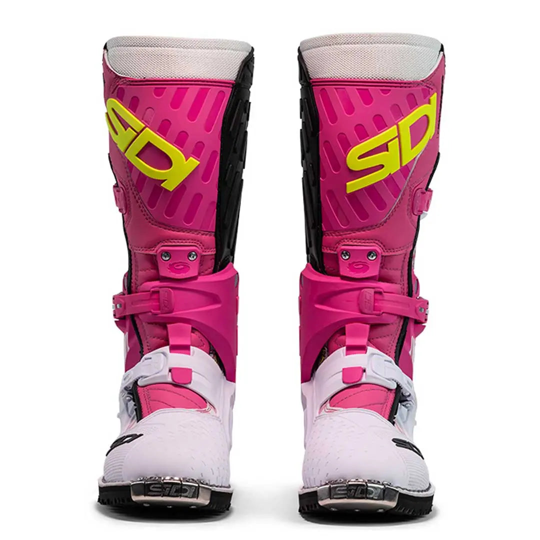 Sidi Crossair Billy Bolt CE Boots Pink / White FREE UK Delivery, FREE 365 Day Returns | Moto Central