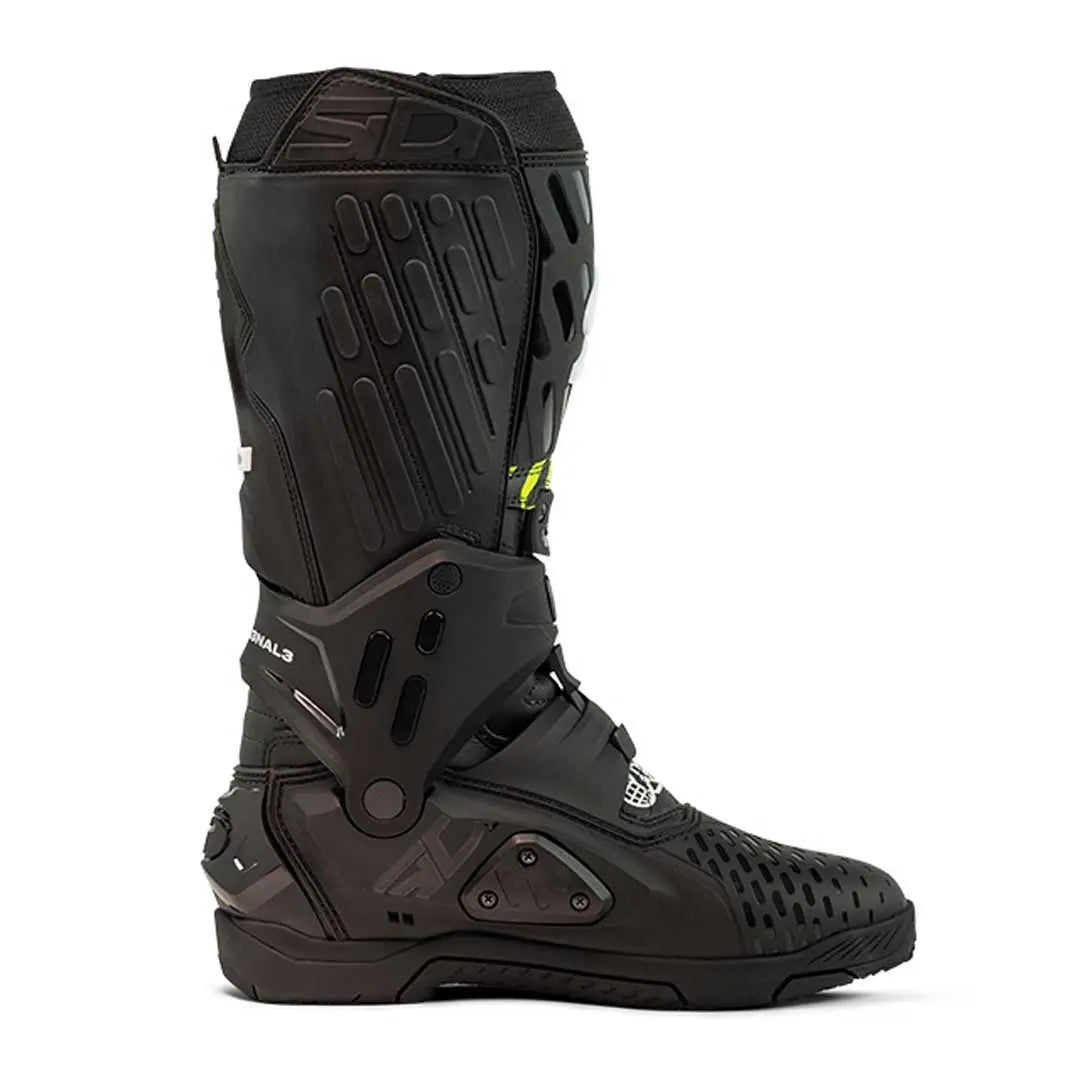 Sidi Crossair CE Boots TH3ARS3NAL3 Black / Neon Yellow FREE UK Delivery, FREE 365 Day Returns | Moto Central