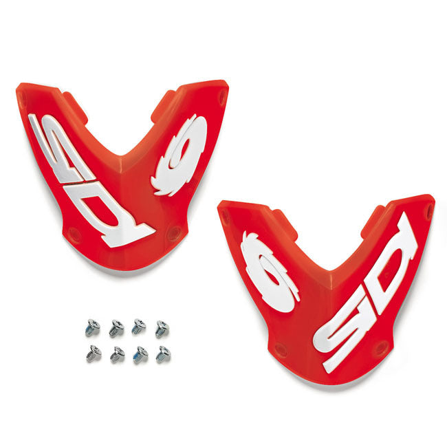 Sidi ST / Vortice Nylon Outer Shin Plate Red / White