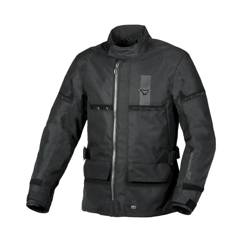 Macna Signal Textile Jacket Black - FREE UK Shipping, FREE 365 Day Returns | Moto Central