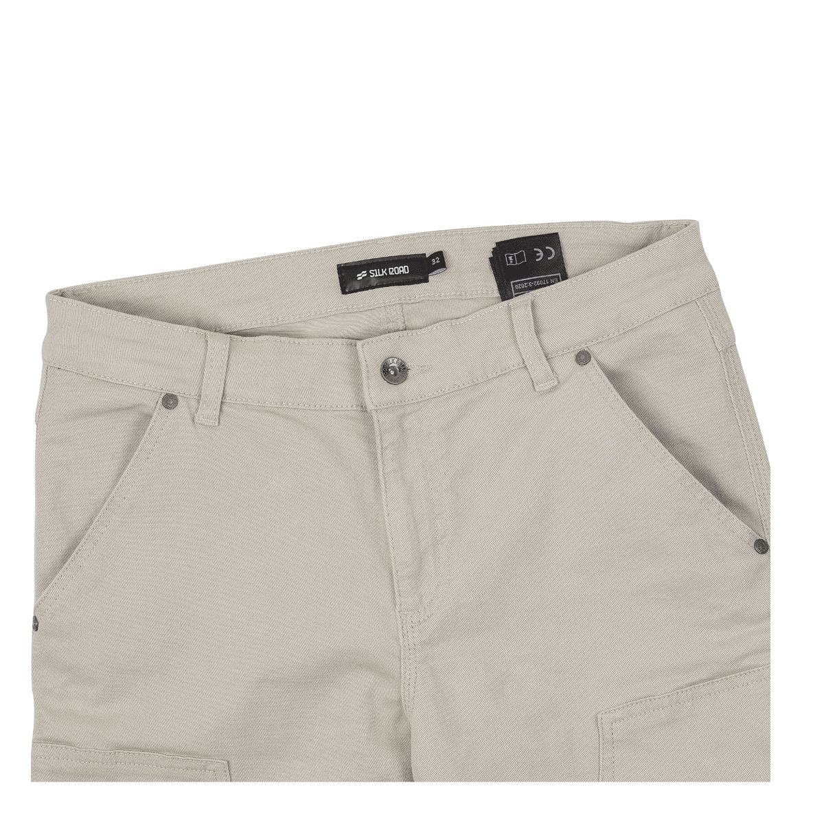 Silk Road Carpenter Textile Trouser Off-White FREE UK Delivery, FREE 365 Day Returns | Moto Central