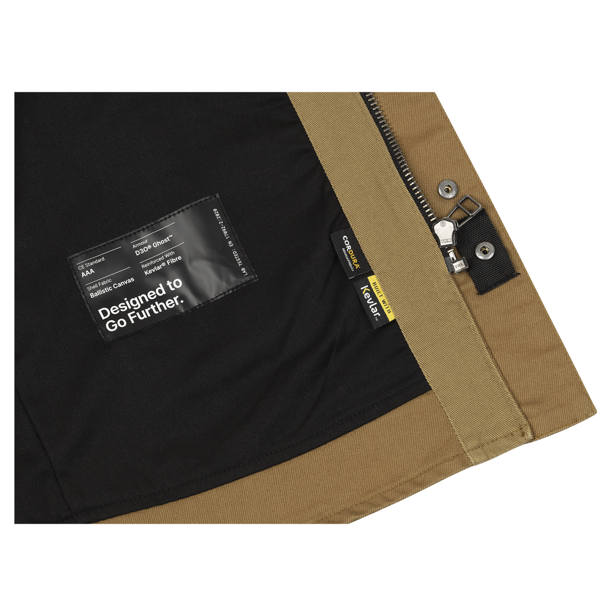 Silk Road Field Textile Jacket Desert Brown FREE UK Delivery, FREE 365 Day Returns | Moto Central