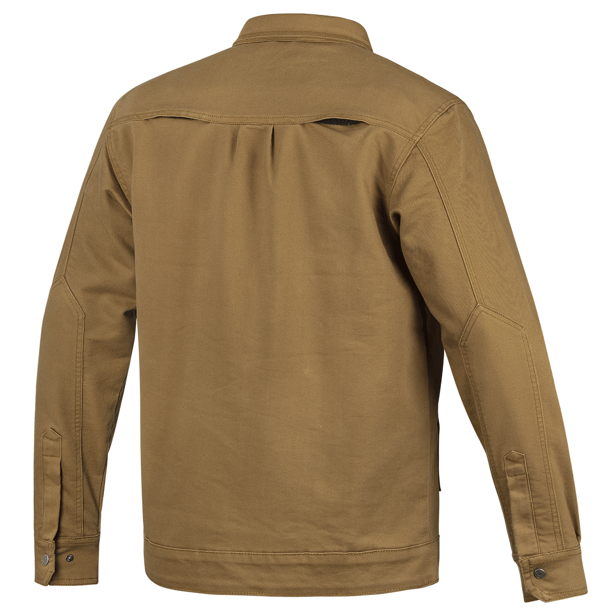 Silk Road Utility Textile Jacket Desert Brown – rear view