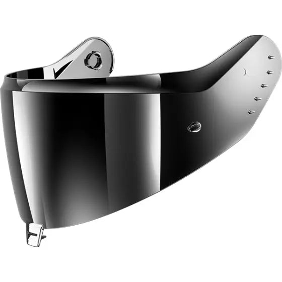 Silver Mirrored Visor - FREE UK Shipping, FREE 365 Day Returns | Moto Central