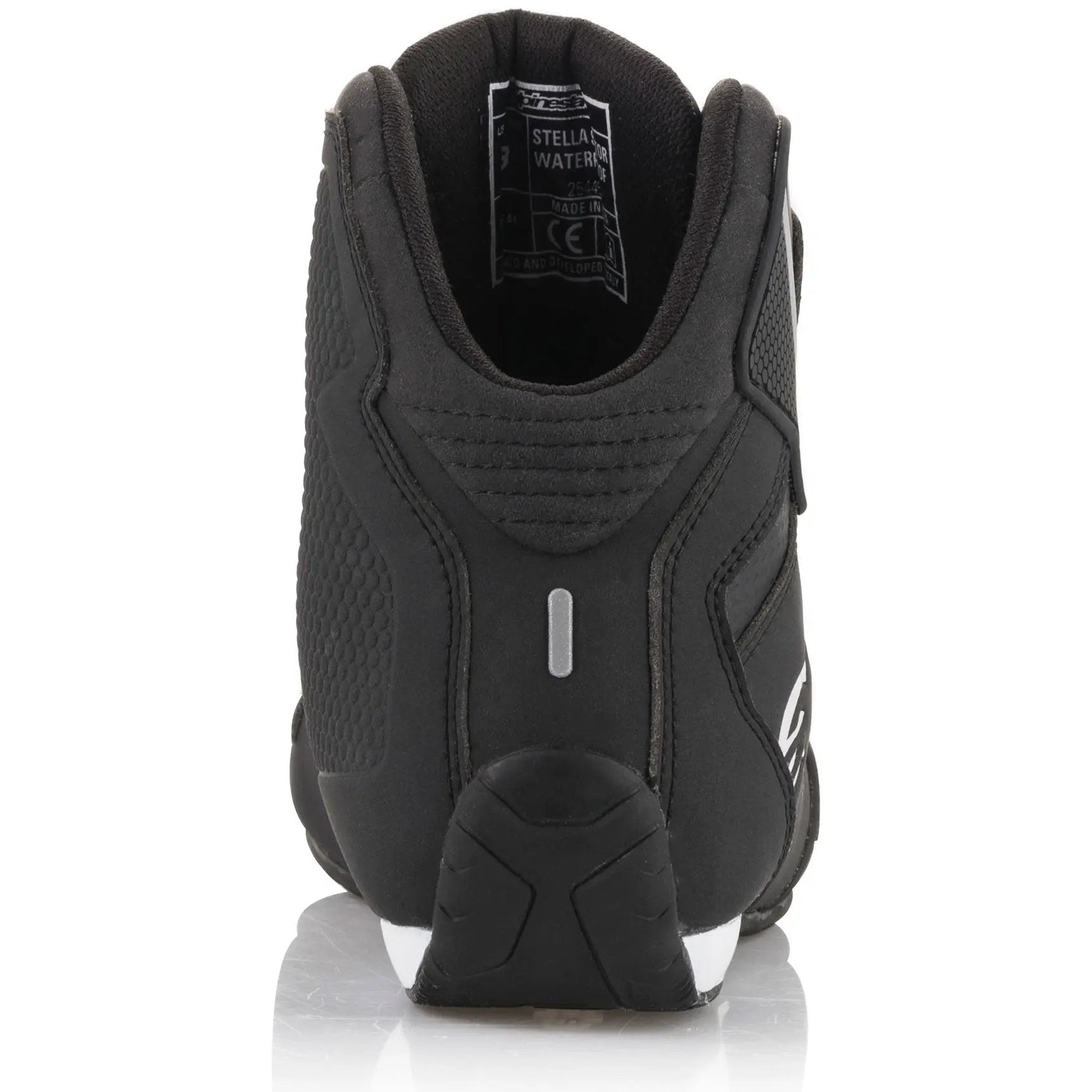 Alpinestars Stella Sektor Waterproof Ladies Shoes Black / Silver rear view