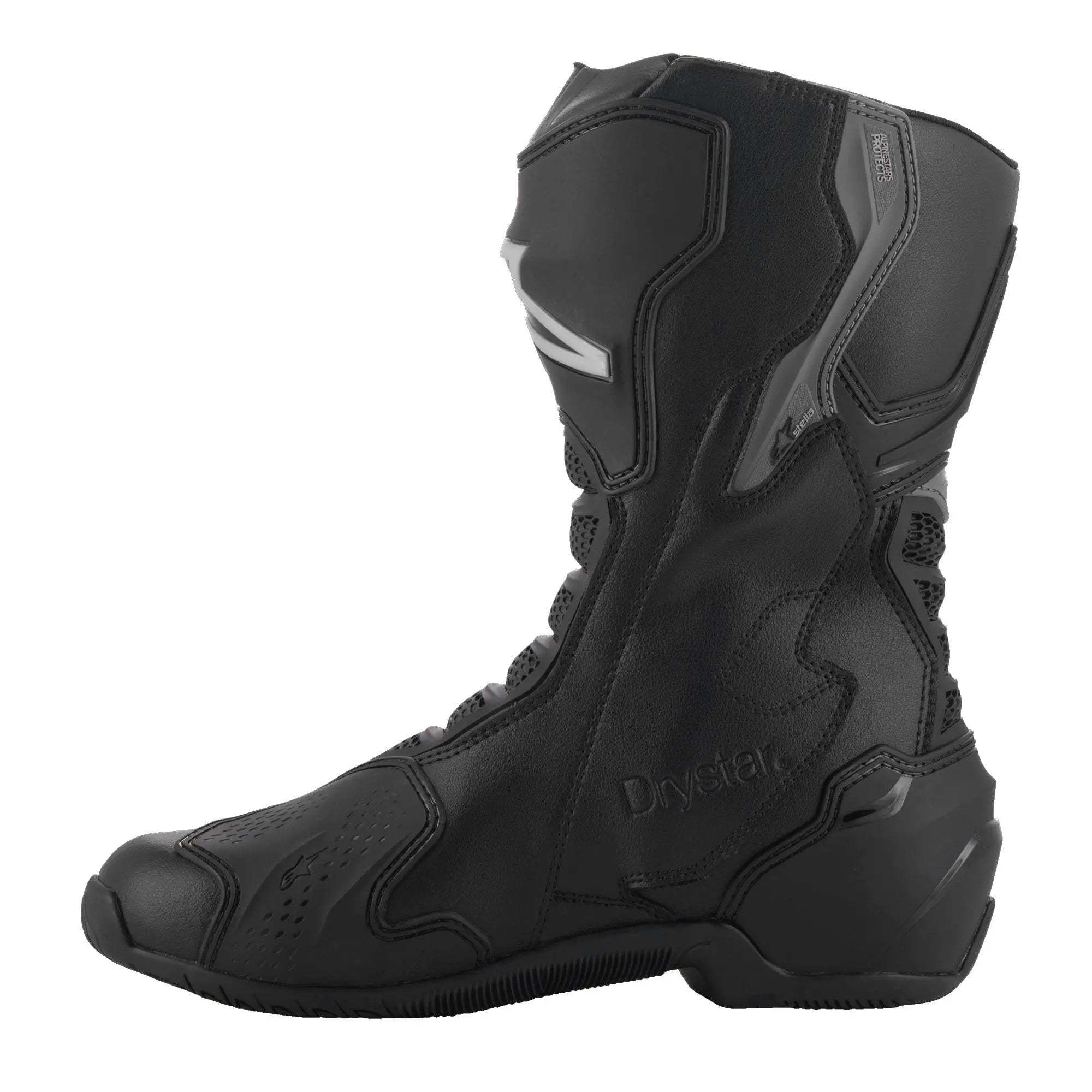 Alpinestars Stella SMX-6 V3 Drystar Ladies Boots Black / Silver - FREE UK Shipping, FREE 365 Day Returns | Moto Central