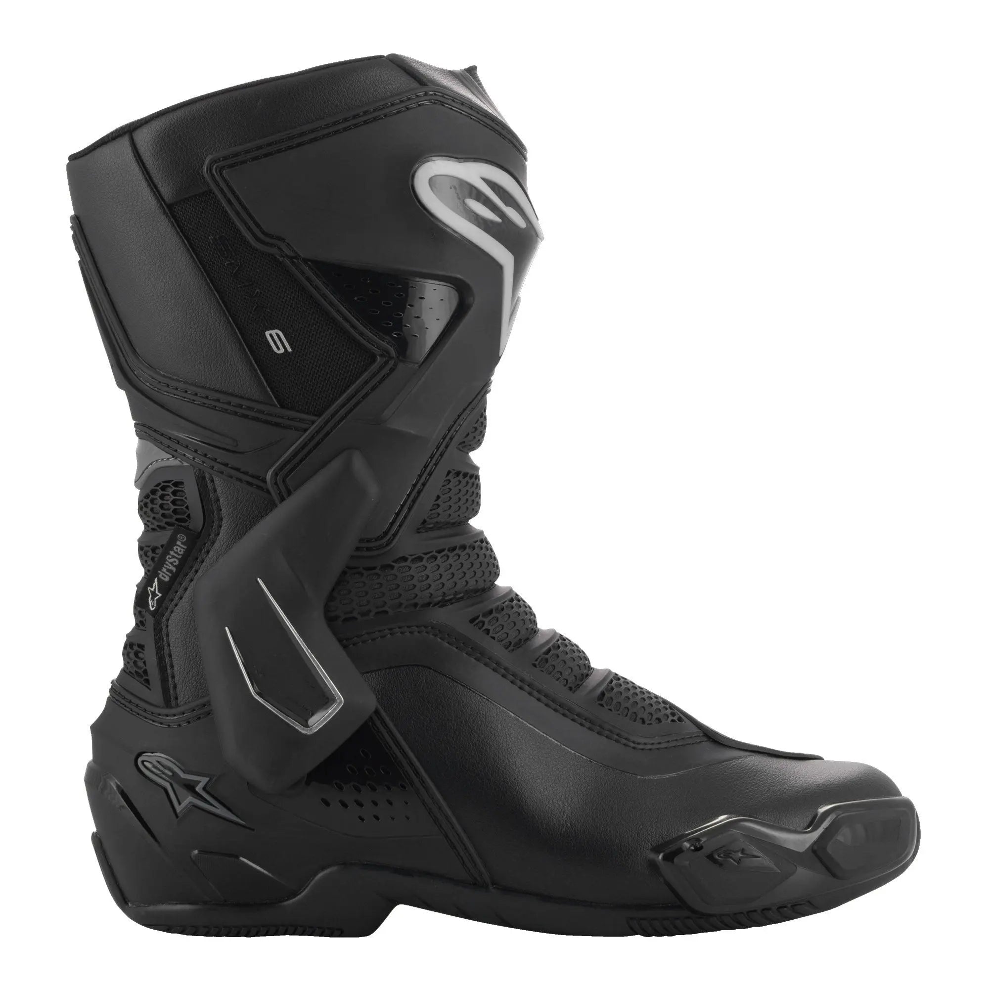 Alpinestars Stella SMX-6 V3 Drystar Ladies Boots Black / Silver - FREE UK Shipping, FREE 365 Day Returns | Moto Central