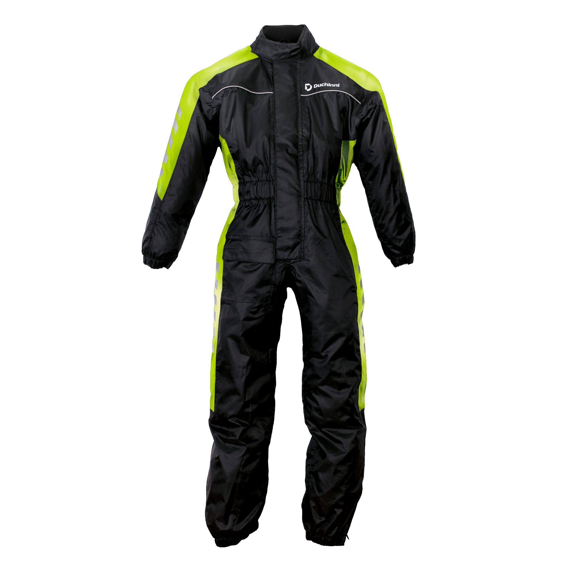 Duchinni Sirocco Rain Oversuit Black / Neon FREE UK Delivery, FREE 365 Day Returns | Moto Central