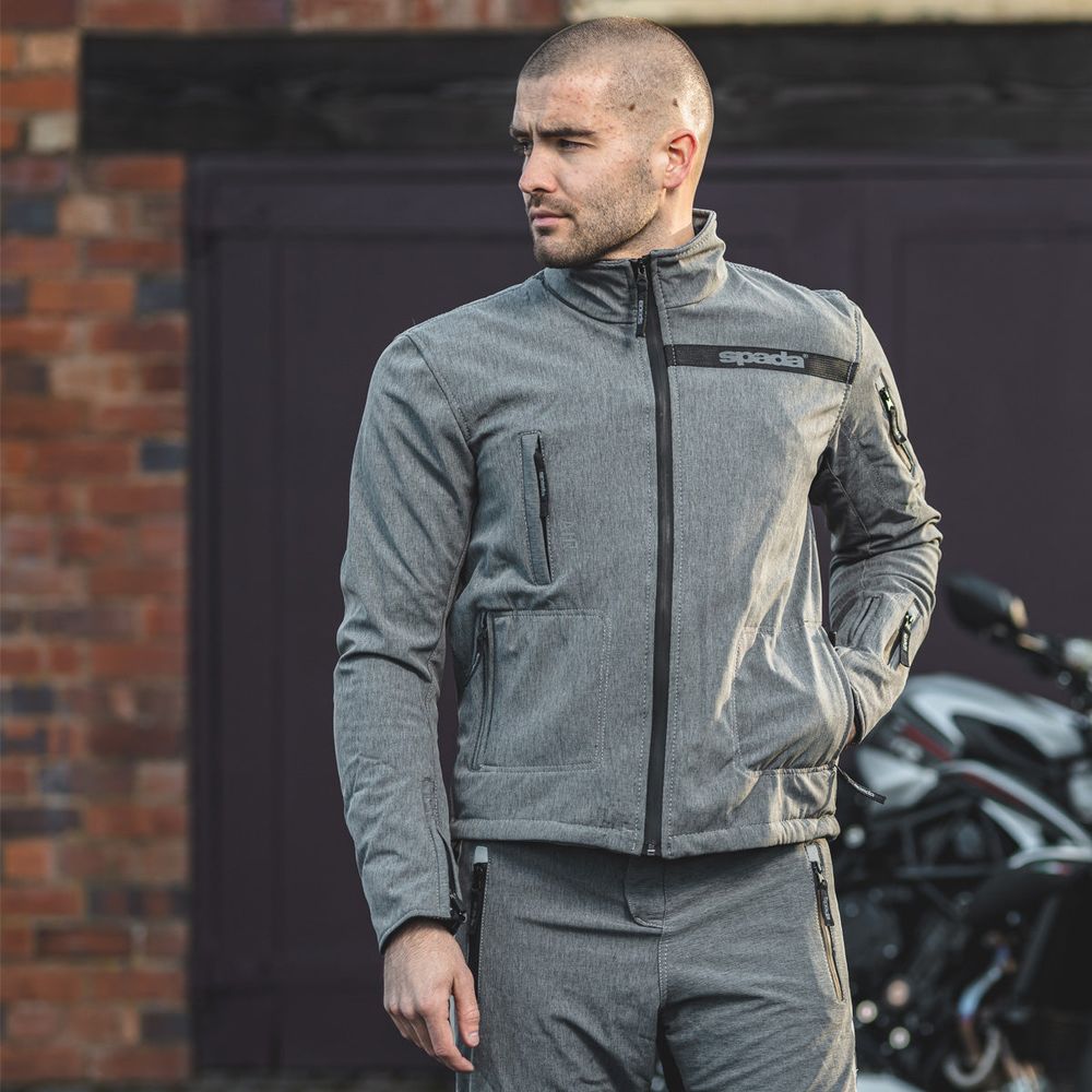 Spada Commute CE Textile Jacket Grey