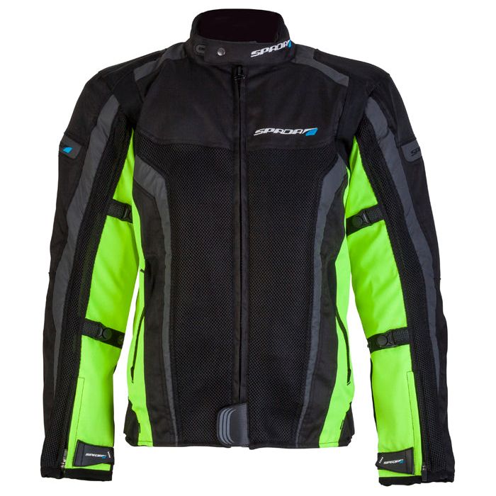 Spada Corsa GP Air Textile Jacket Black / Fluo Yellow